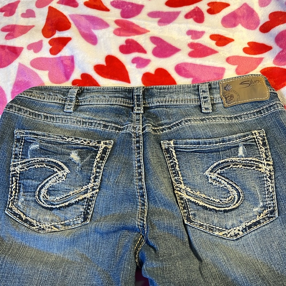 Silver Jeans Boyfriend SZ 30 - Picture 11 of 12